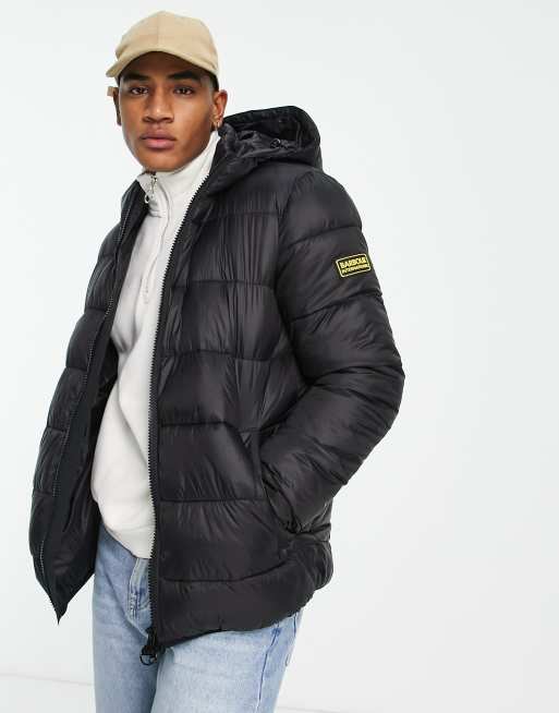 Barbour International Legacy puffer coat in black | ASOS