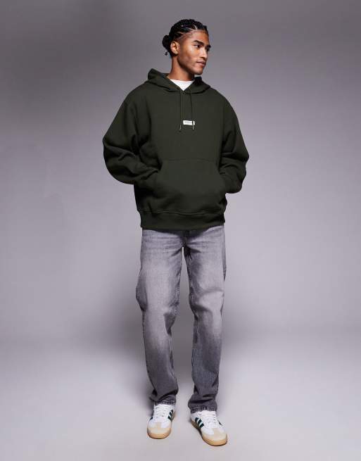 Barbour International Lever graphic hoodie in sage , 2 of 5