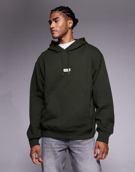Barbour International Lever graphic hoodie in sage , 3 of 5