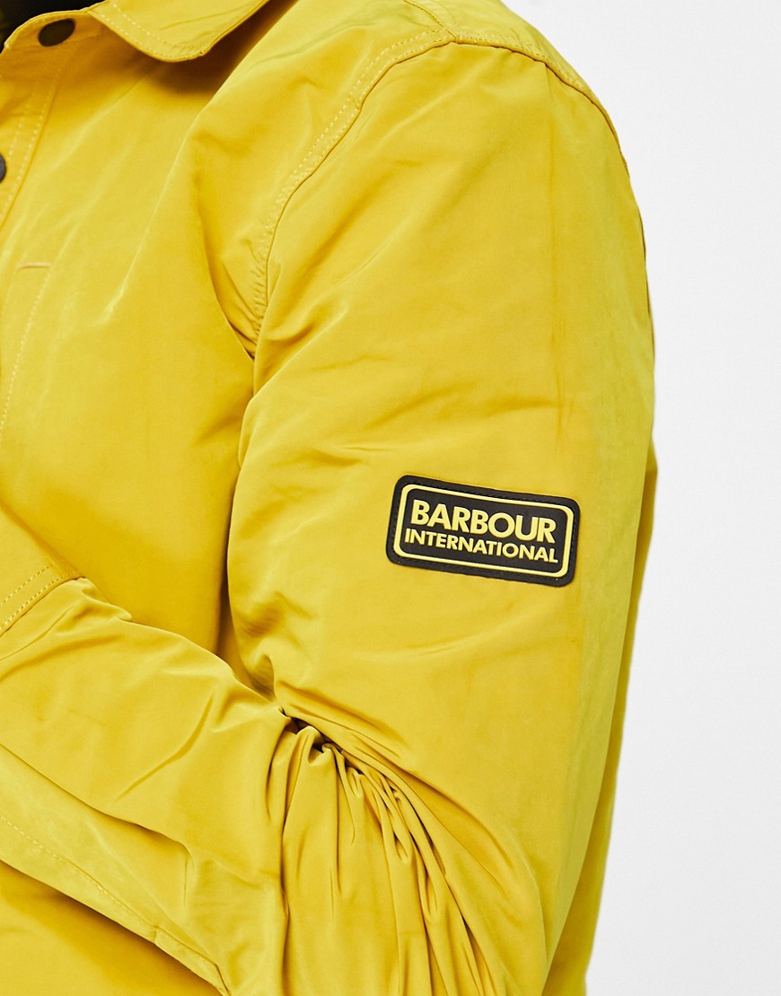 Link - Giacca tinta unita gialla-Giallo - Barbour International Camicia donna  - immagine3