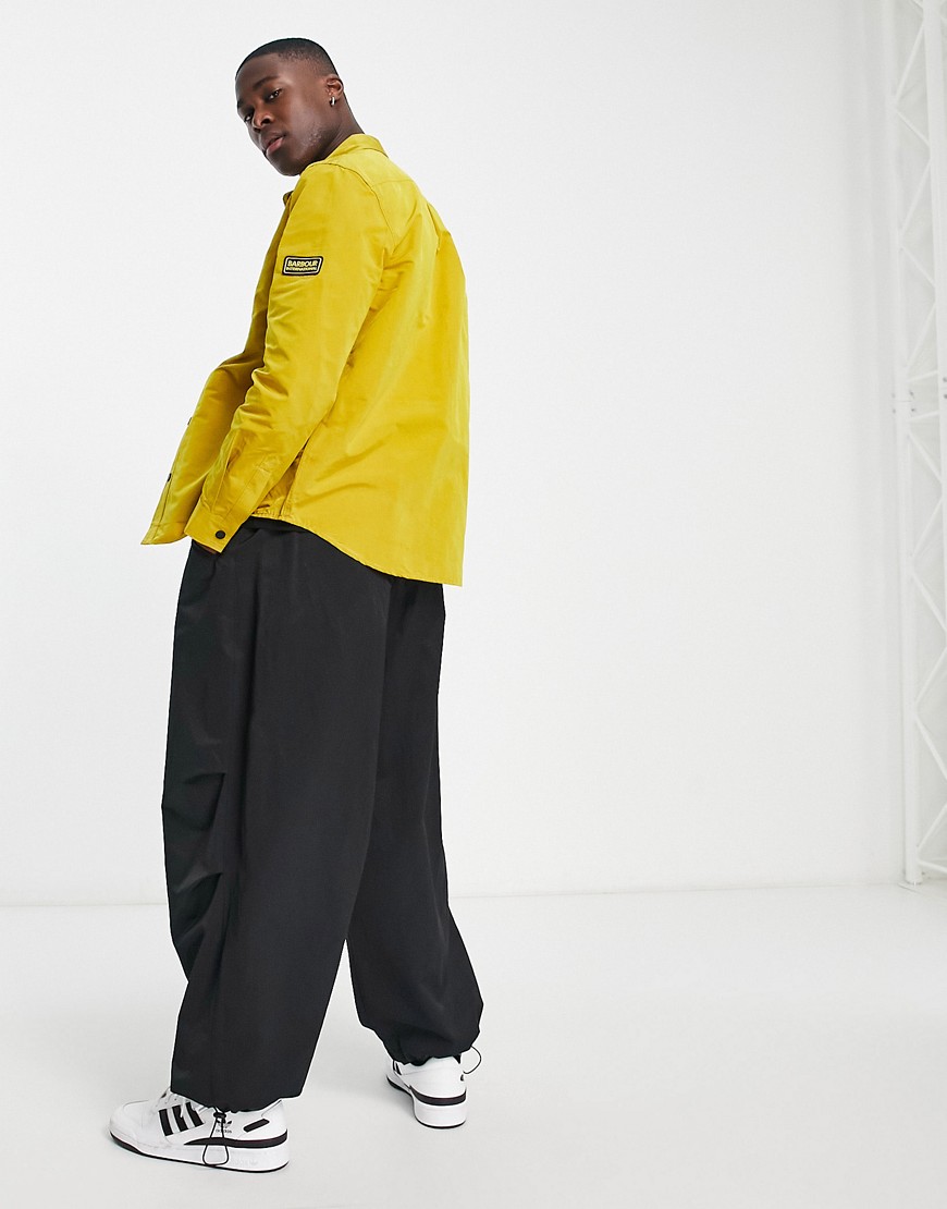Link - Giacca tinta unita gialla-Giallo - Barbour International Camicia donna  - immagine1