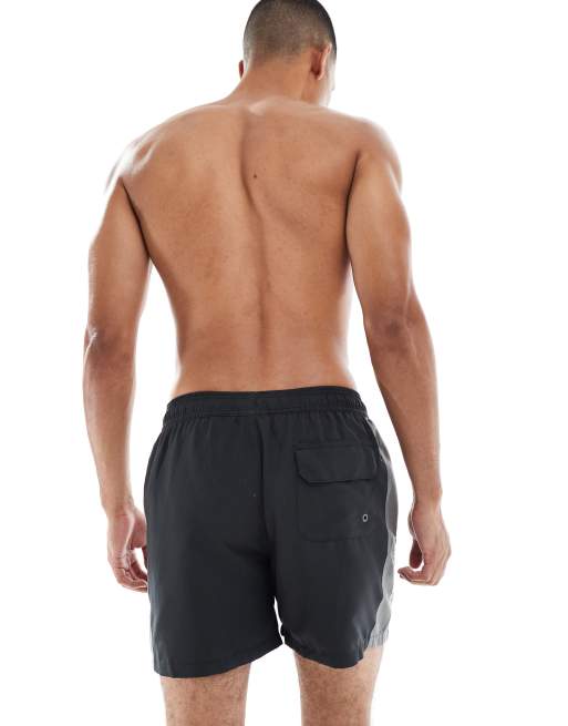 Barbour International logo swimshorts in black, 2 of 4