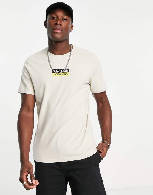 Barbour international logo t 2024 shirt