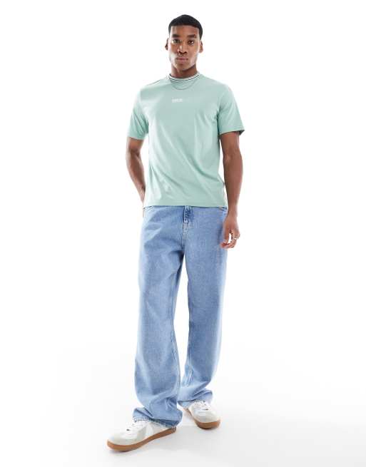 Barbour International logo tipped t-shirt in granite green, 2 of 4