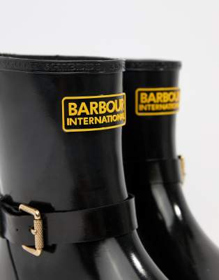 barbour biker wellies