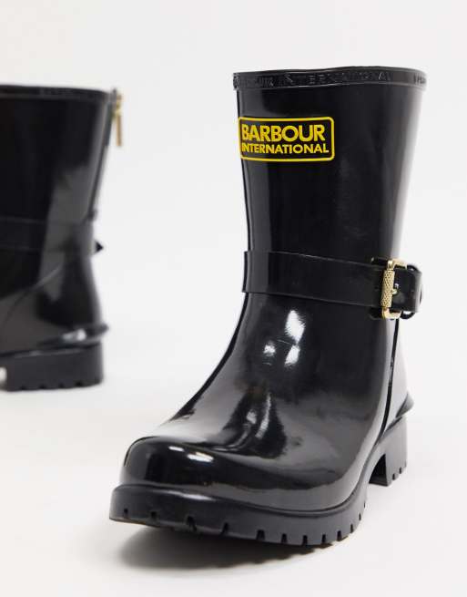 Barbour cheap biker wellies