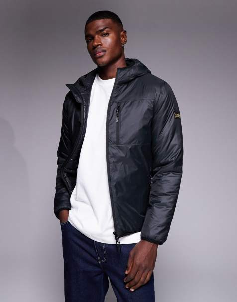 Barbour International – Lumley – Czarna pikowana kurtka - view 1