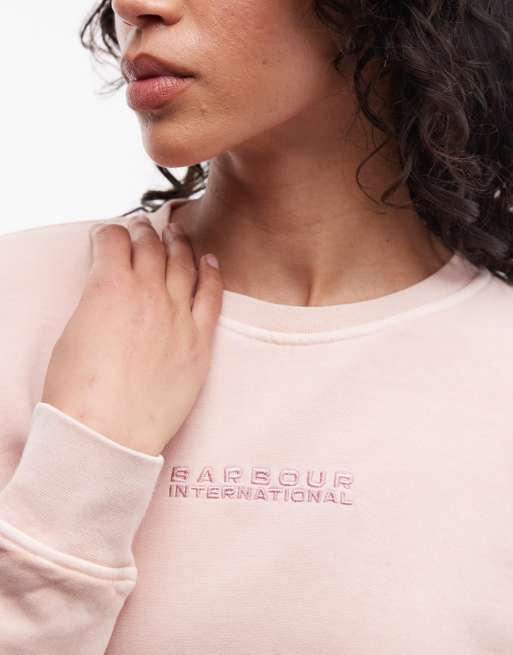Barbour International – Lyra – Blekrosa sweatshirt, 2 av 4