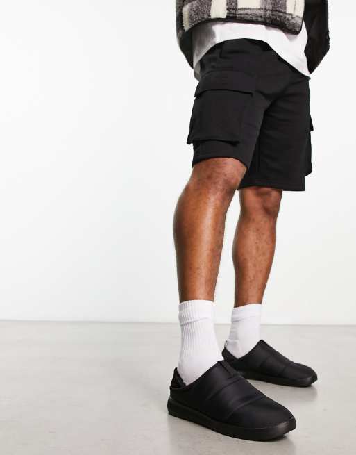 Barbour International Marsdon quilted slipper in black