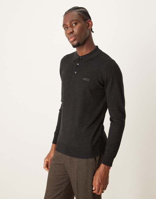 Barbour International - Merlin - Sort polotrøje i merinould