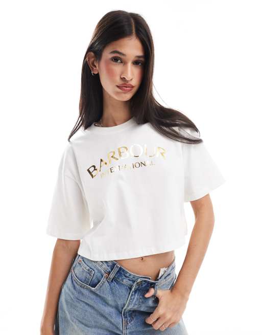 Barbour International - Milla - T-shirt in wit