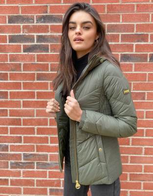 khaki barbour jacket