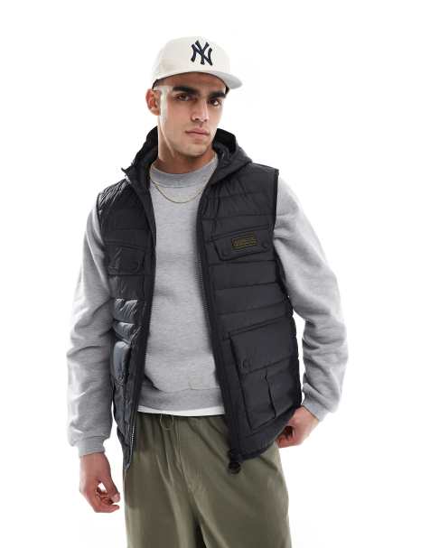Barbour International – Molden – Steppweste in Schwarz - view 1