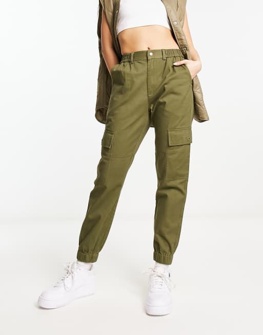 Barbour International Monaco cargo pants in khaki | ASOS