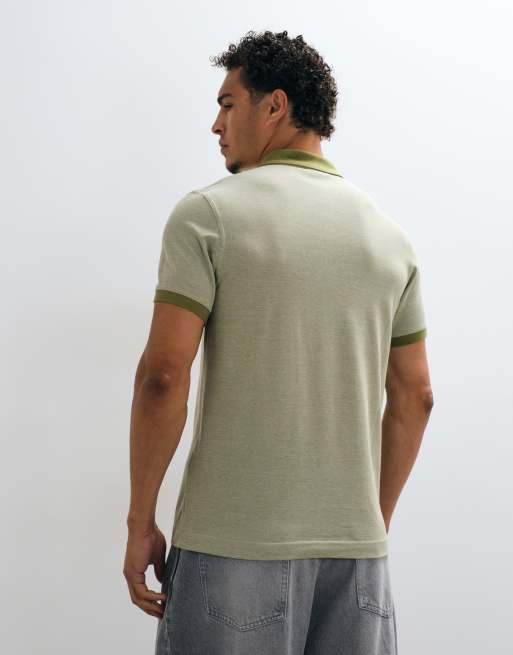 Barbour International Morley Oxford polo a maniche corte verde, 5 di 5