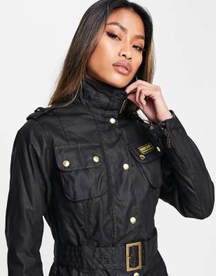 Barbour biker clearance jacket womens