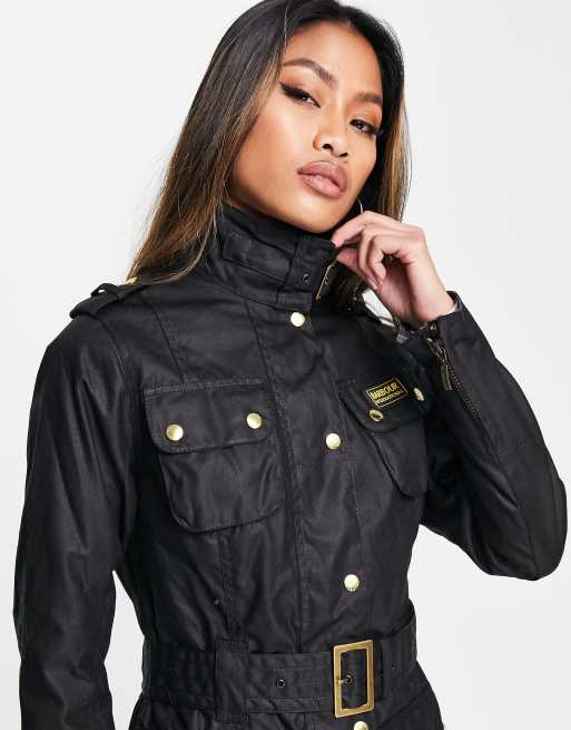 Barbour international hot sale femme