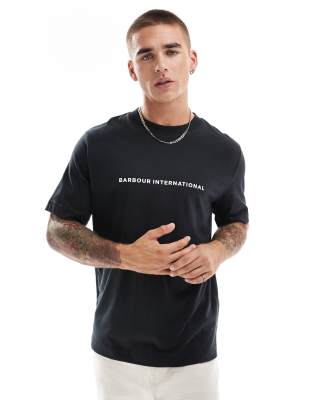 Barbour International Barbour International Motored t-shirt in black