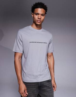 Barbour International Barbour International motored t-shirt in ultimate grey