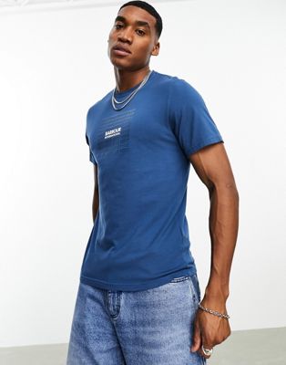 Barbour International Multi t-shirt in blue - ASOS Price Checker