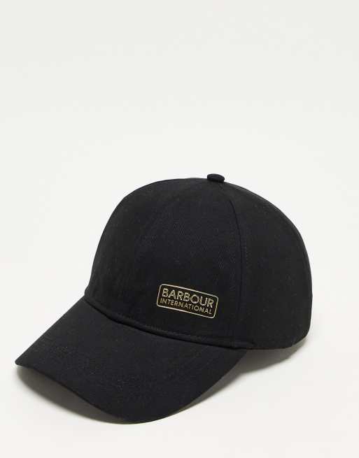 Barbour International Norton Cappello con visiera nero ASOS