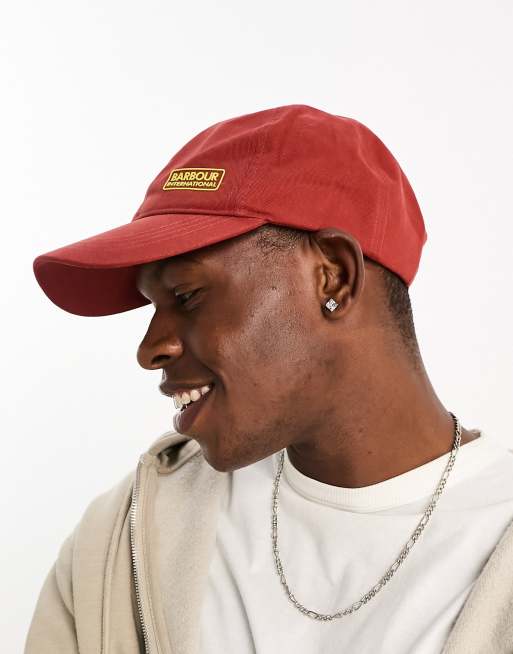 Barbour store cap Orange