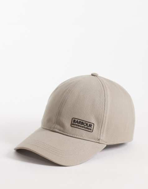Barbour International Norton Drill logo cap in stone - view 1