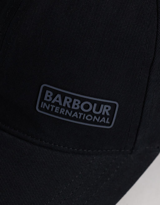 Barbour International Norton Drill logo sports cap in black, 3 of 3