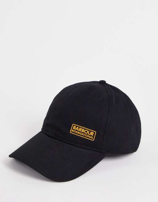 Barbour International - Norton Drill - Sort baseball-kasket