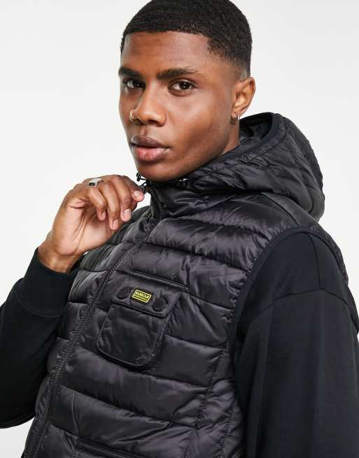 Barbour shop hooded gilet