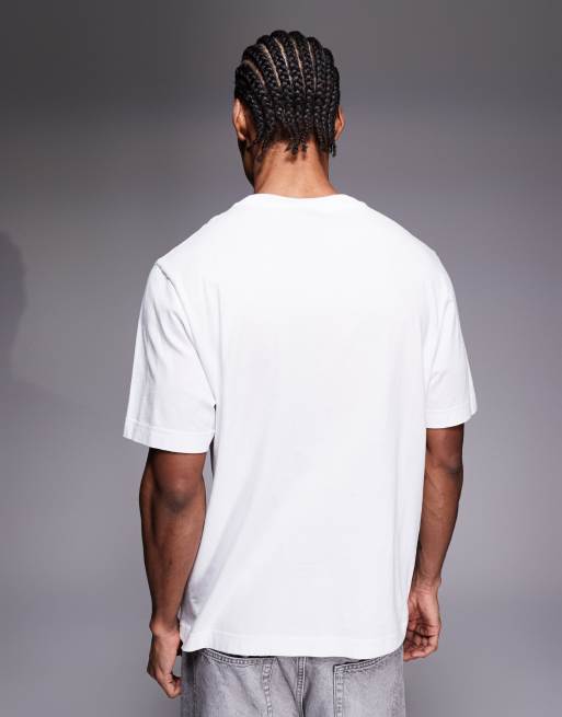 Barbour International Outline logo t-shirt in white, 3 of 5