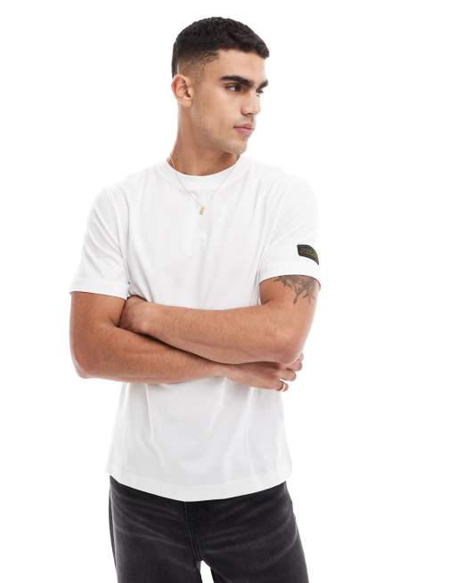 Barbour International - Outline - T-shirt bianca