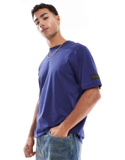 Barbour international outline t-shirt in navy - view 1