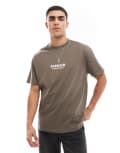 [Barbour International] Barbour International oversized formula t-shirt in brown M Major brown