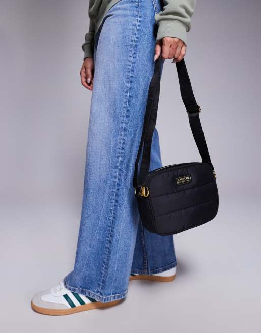 Barbour International - Oversized gewatteerde crossbody tas in zwart, 2 van 4