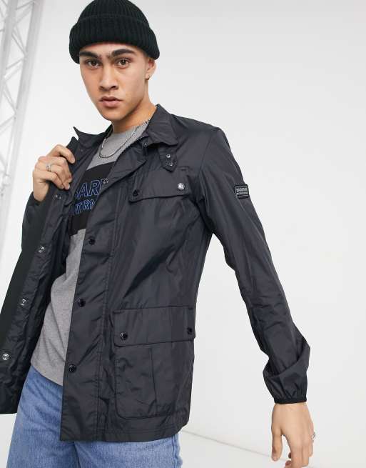 Barbour store packable jacket