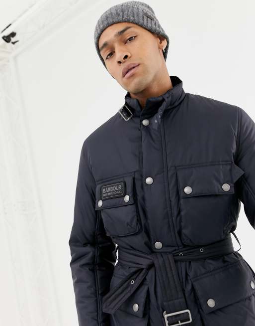 Barbour international on sale padded jacket