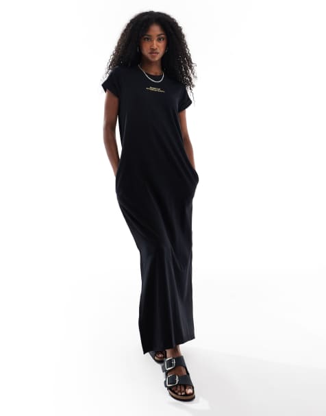 Barbour International – Palma – Maxikleid in Schwarz - view 1