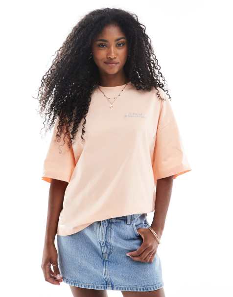 Barbour International Palma t-shirt in peach - view 1