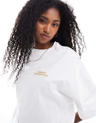 Barbour International - Palma - T-Shirt in Weiß