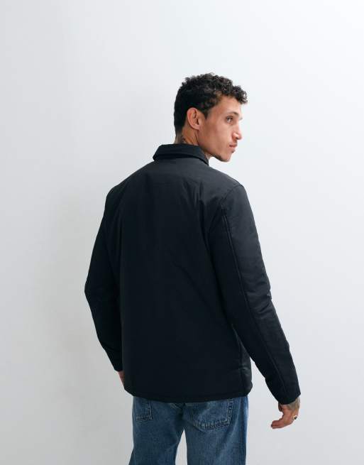 Barbour International pikowana shacket w czerni, 5 z 5