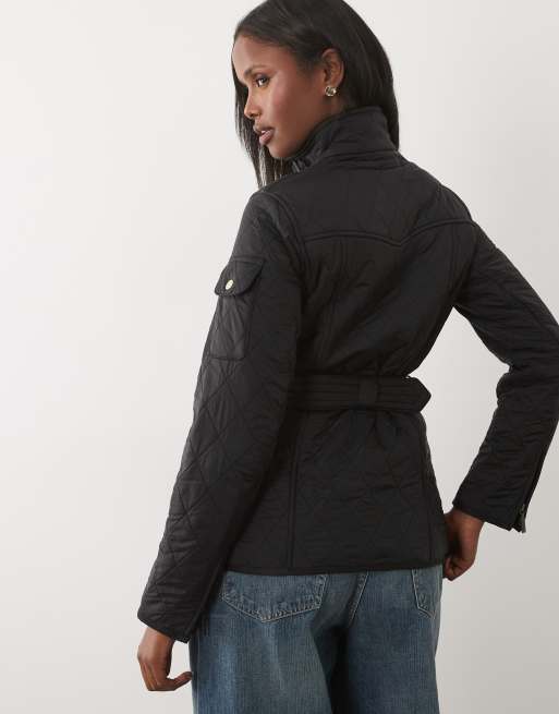 Barbour International - Polarquilt - Veste matelassée ceinturée - Noir, 2 de 4
