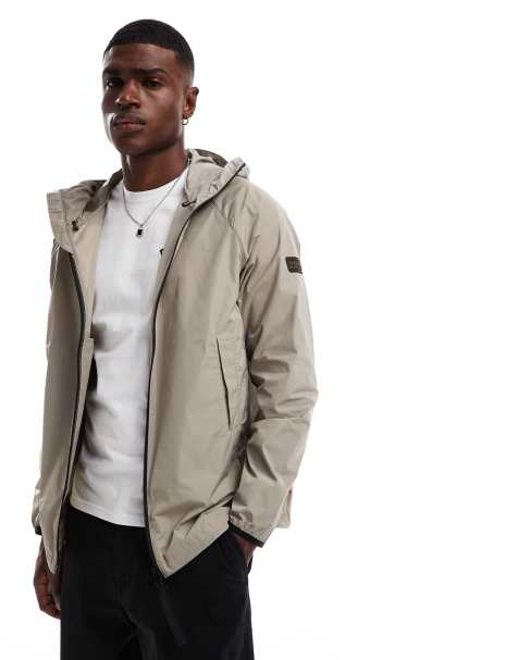 Barbour International Porter showerproof jacket in concrete - view 1