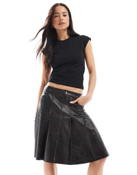 Barbour International Priya sleeveless t-shirt in black - view 1