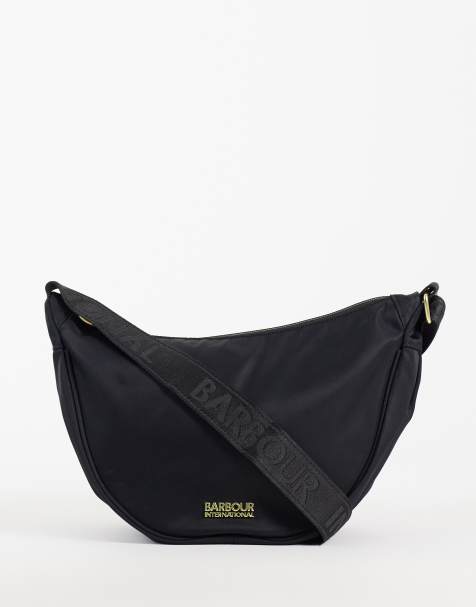 Barbour International Qualify sling shoulder bag in black - view 1