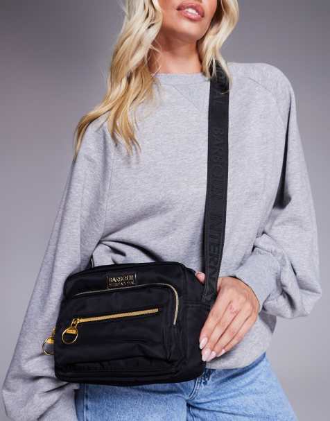 Barbour International - Qualify - Sort og oversized crossbody-taske - view 1