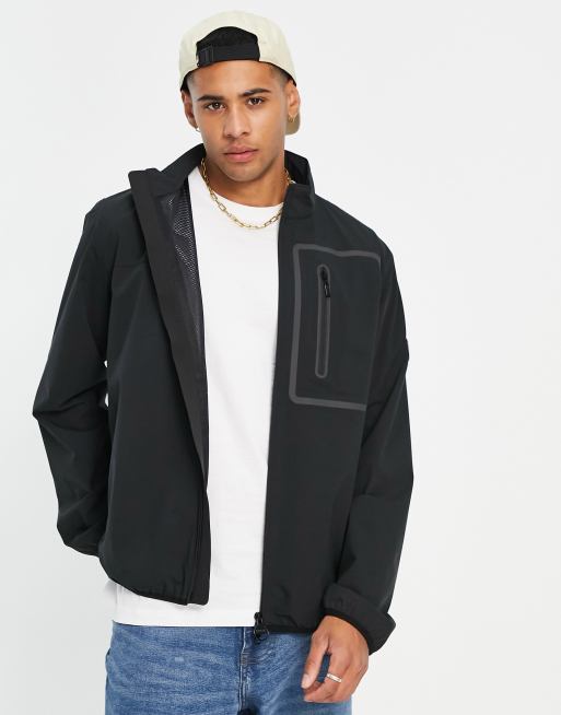 Barbour International - Race Ready Bank - Vandtæt jakke i sort