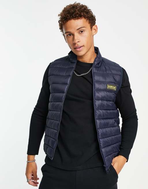 Barbour International – Racer Reed – Pikowany bezrękawnik w granatowym kolorze