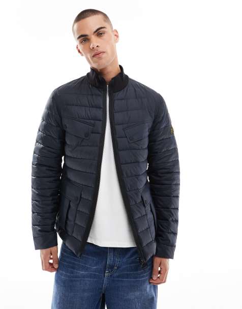 Barbour International – Re-Ariel – Ocieplana kurtka w ciemnym granatowym kolorze - view 1