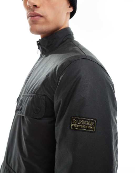 Barbour International - Re-Duke - Veste cirée - Sauge, 3 de 4